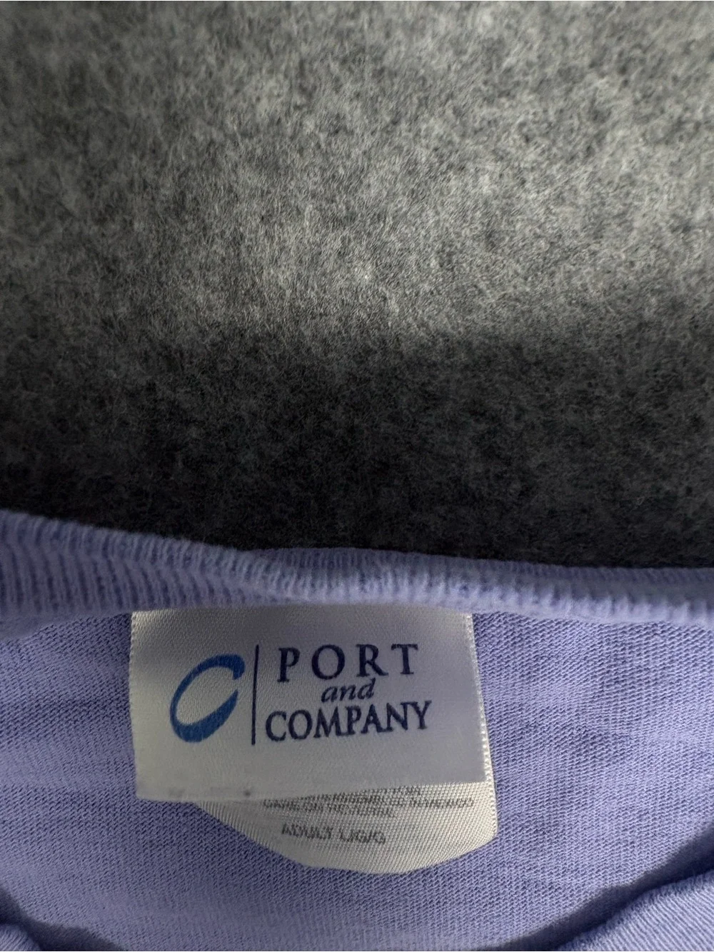 Port and Company Lavender Floral Pike Place Market Graphic Tee